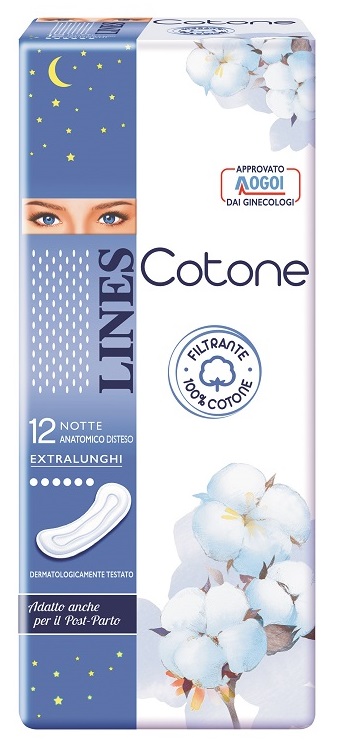 LINES COTONE NON ULTRA NOTTE DISTESI 12 PEZZI - farmasorriso.com