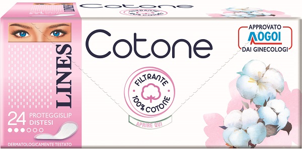 LINES COTONE PROTEGGISLIP DISTESI 24 PEZZI - farmasorriso.com
