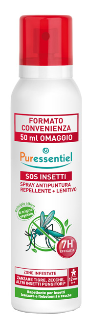 PURESSENTIEL SPRAY ANTIPUNTURA SOS INSETTI PMC 200 ML - farmasorriso.com