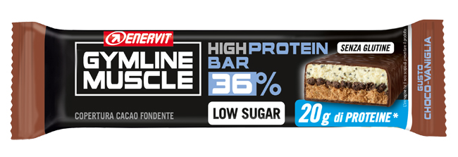 GYMLINE 20 G PROTEINBAR CHOCO/VANIGLIA 55 G - farmasorriso.com
