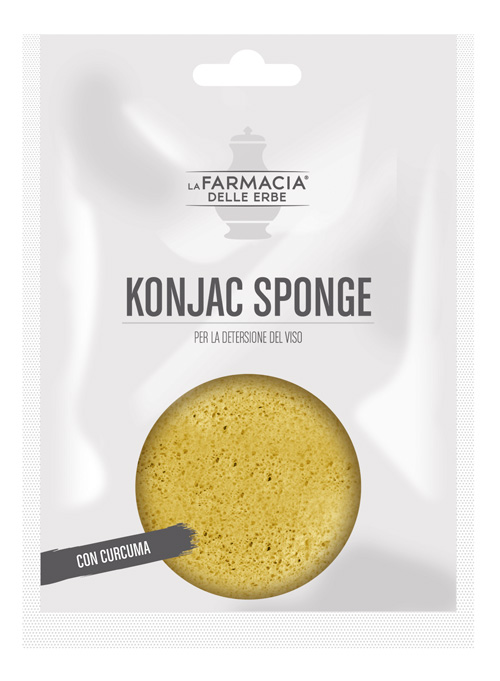FDE KONJAC SPONGE CURCUMA 1 PEZZO - farmasorriso.com