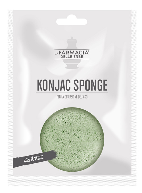 FDE KONJAC SPONGE TE' VERDE 1 PEZZO - farmasorriso.com