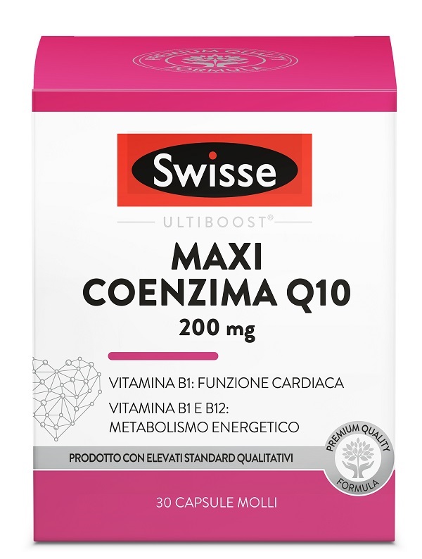 SWISSE MAXI COENZIMA Q10 200 MG 30 CAPSULE - farmasorriso.com