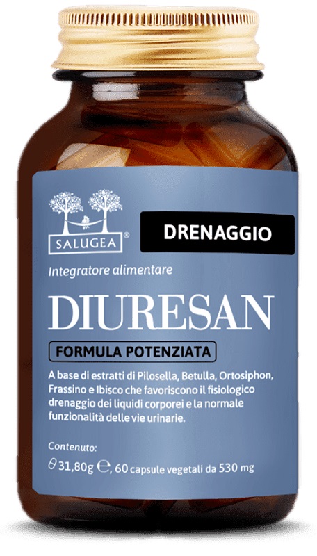 SALUGEA DIURESAN FORMULA POTENZIATA 60 CAPSULE - farmasorriso.com