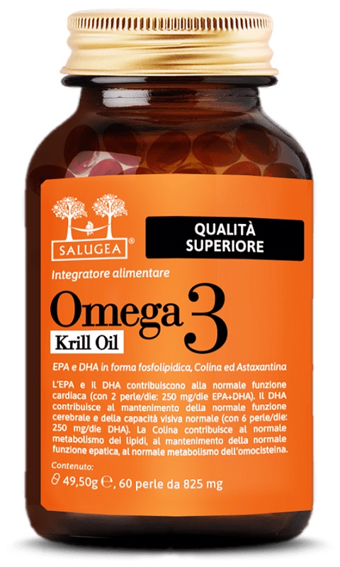 SALUGEA OMEGA 3 KRILL OIL 60 PERLE - farmasorriso.com
