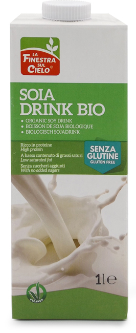 BEVANDA SOIA DRINK SENZA GLUTINE BIO 1 LITRO - farmasorriso.com