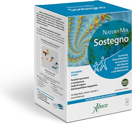 NATURA MIX ADVANCED SOSTEGNO OROSOLUBILE 20 BUSTINE - farmasorriso.com
