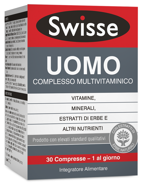 SWISSE MULTIVITAMINICO UOMO 30 COMPRESSE - farmasorriso.com