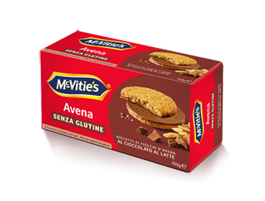 MC VITIE'S AVENA AL CIOCCOLATO AL LATTE SENZA GLUTINE 150 G - farmasorriso.com