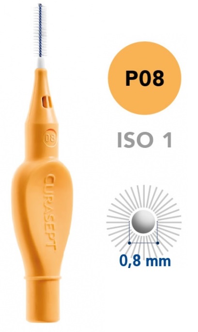 CURASEPT PROXI P08 ARANCIO CHIARO/TANGERINO 5 PEZZI - farmasorriso.com
