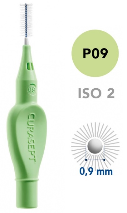 CURASEPT PROXI P09 VERDE CHIARO/LIGHT GREEN 5 PEZZI - farmasorriso.com