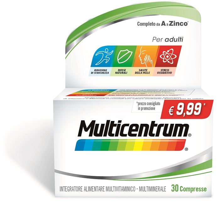MULTICENTRUM ADULTI 30 COMPRESSE PROMO - farmasorriso.com