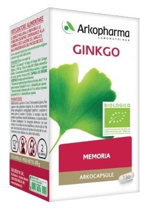 ARKO CAPSULE GINKGO BIO 130 CAPSULE - farmasorriso.com