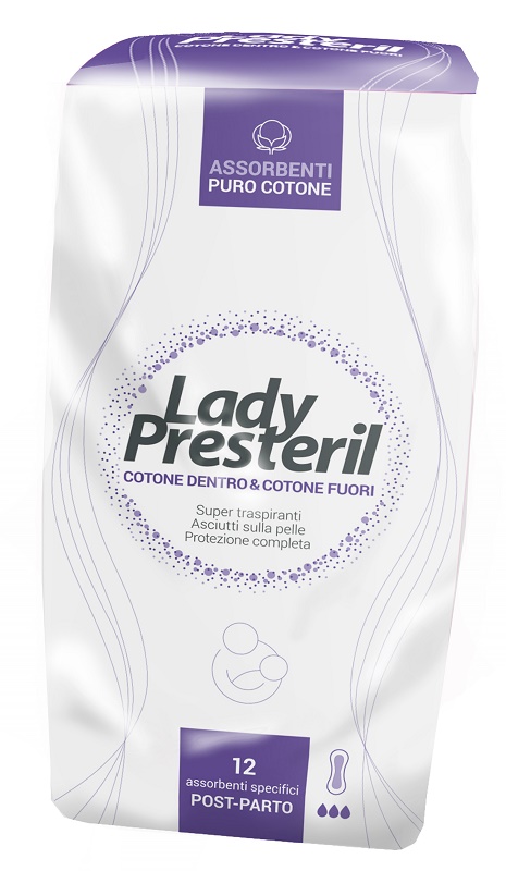 LADY PRESTERIL POSTPARTO 12 PEZZI - farmasorriso.com