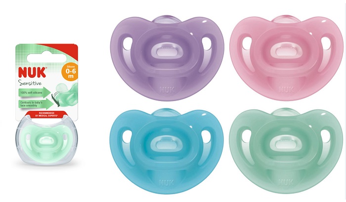 NUK SUCCHIETTO SENSITIVE IN SILICONE 0-6 MESI - farmasorriso.com