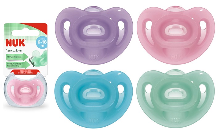 NUK SUCCHIETTO SENSITIVE IN SILICONE 6-18 MESI - farmasorriso.com