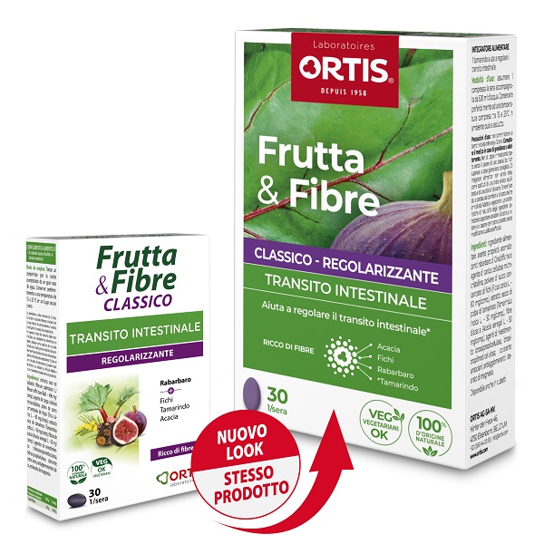 FRUTTA & FIBRE CLASSICO 30 COMPRESSE - farmasorriso.com