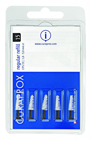 CURAPROX CPS REGULAR CPS 15 CON 5 SCOVOLINI + SUPPORTO - farmasorriso.com