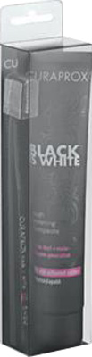 CURAPROX BLACK IS WHITE DENTIFRICI SBIANCANTI 1 DENTIFRICIO DA 90ML + 1 SPAZZOLINO - farmasorriso.com
