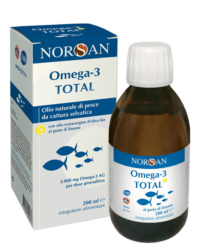 NORSAN OMEGA 3 TOTAL 200 ML GUSTO LIMONE - farmasorriso.com