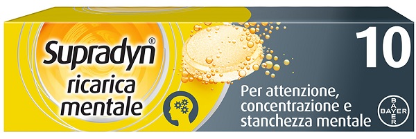 SUPRADYN RICARICA MENTALE 10 COMPRESSE - farmasorriso.com