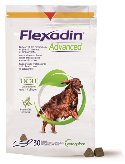 FLEXADIN ADVANCED 30 TAVOLETTE APPETIBILI MASTICABILI PER CANI - farmasorriso.com