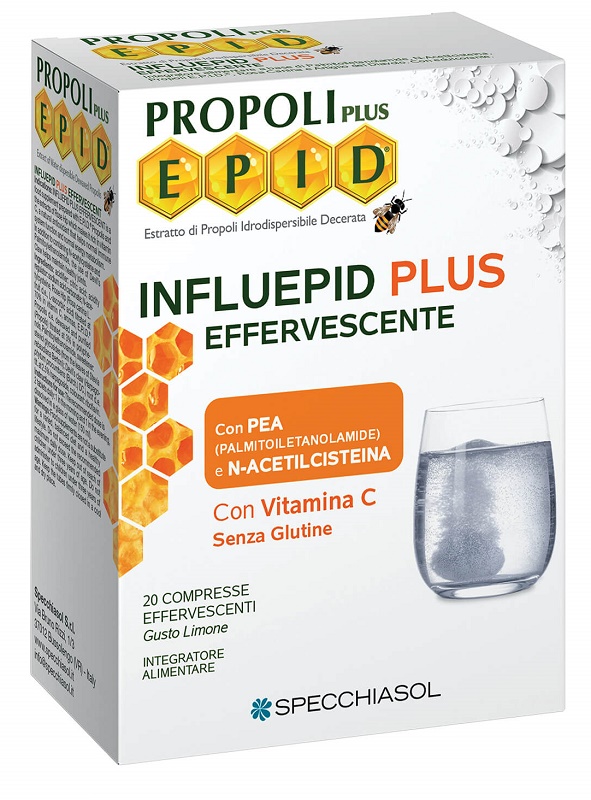INFLUEPID PLUS EFFERVESCENTE PEA 20 COMPRESSE - farmasorriso.com
