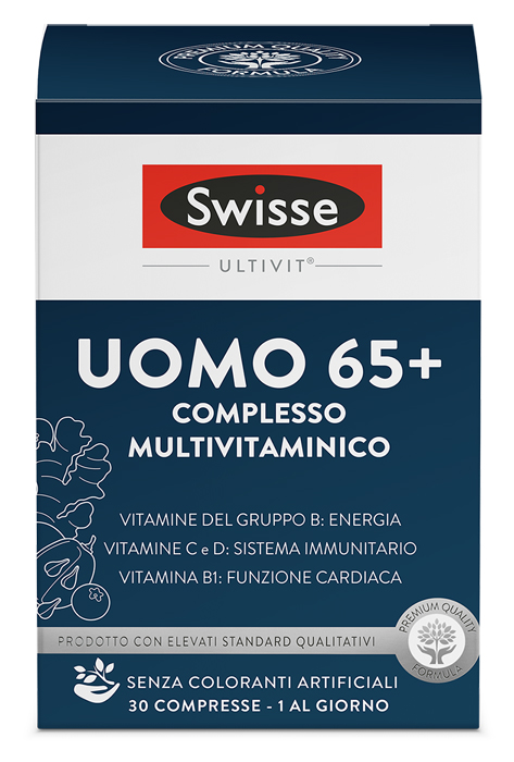 SWISSE UOMO 65+ COMPLESSO MULTIVITAMINICO 30 COMPRESSE - farmasorriso.com