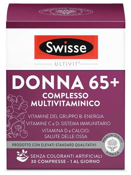 SWISSE DONNA 65+ COMPLESSO MULTIVITAMINICO 30 COMPRESSE - farmasorriso.com