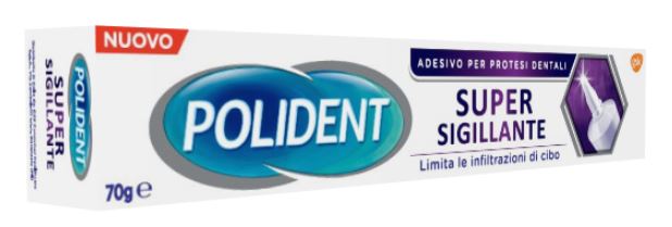 POLIDENT SUPER TENUTA+SIGILLANTE ADESIVO PROTESI DENTALE 70 G - farmasorriso.com