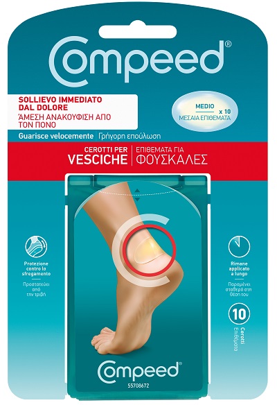 COMPEED CEROTTO VESCICHE MEDIO 10 PEZZI - farmasorriso.com