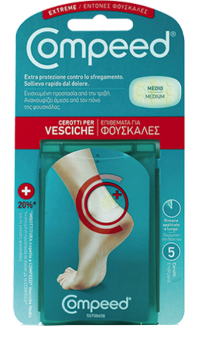 COMPEED CEROTTO PER VESCICHE TALLONE SPORT 5 PEZZI - farmasorriso.com
