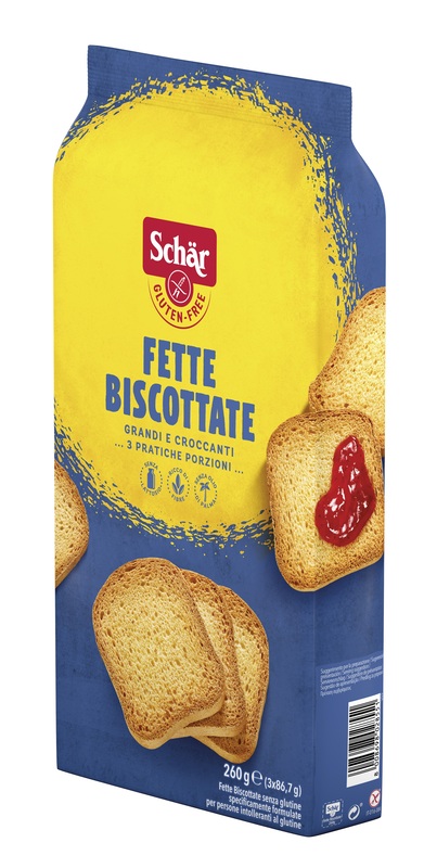 SCHAR FETTE BISCOTTATE 3 PORZIONI DA 86,7 G - farmasorriso.com