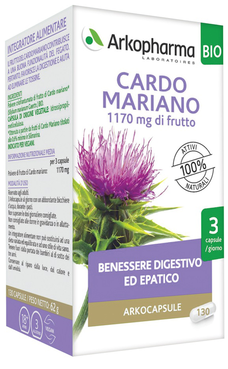 ARKO CAPSULE CARDO MARIANO BIO 130 CAPSULE - farmasorriso.com