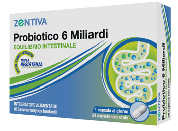ZENTIVA PROBIOTICO 6 MILIARDI 24 CAPSULE VEGETALI - farmasorriso.com