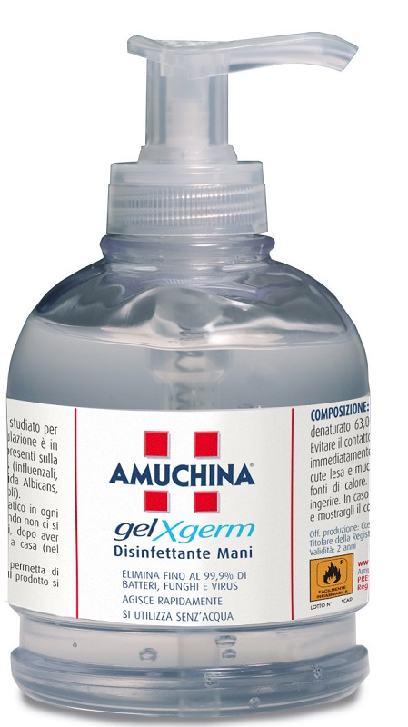 AMUCHINA GEL X-GERM DISINFETTANTE MANI 250 ML - farmasorriso.com