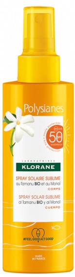 KLORANE SPRAY SOLARE SUBLIME SPF 50 CORPO 200 ML - farmasorriso.com