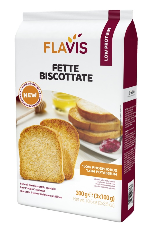 FLAVIS FETTE BISCOTTATE APROTEICHE 300 G - farmasorriso.com