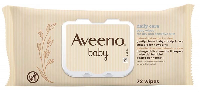 AVEENO BABY SALVIETTINE 72 PEZZI - farmasorriso.com