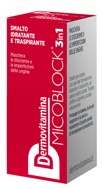 DERMOVITAMINA MICOBLOCK 3 IN 1 SMALTO IDRATANTE E TRASPIRANTE ROSSO 5 ML - farmasorriso.com