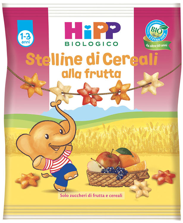 HIPP BIO STELLINE DI CEREALI ALLA FRUTTA 30 G - farmasorriso.com