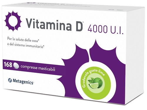 VITAMINA D 4000UI 168 COMPRESSE MASTICABILI - farmasorriso.com
