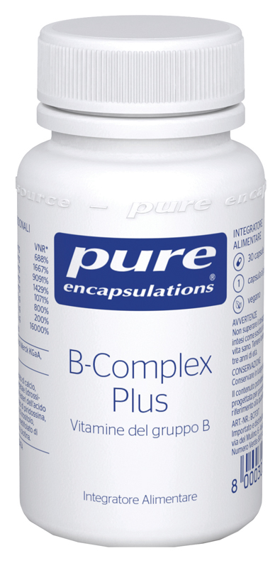 PURE ENCAPSULATIONS B-COMPLEX PLUS 30 CAPSULE - farmasorriso.com