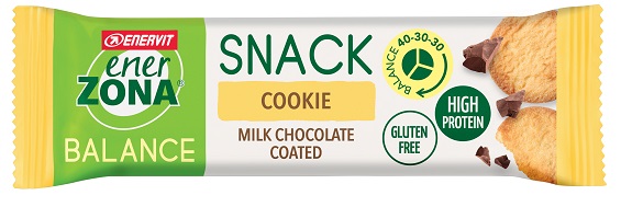 ENERZONA SNACK COOKIE MILK CIOCHOLATE 33 G - farmasorriso.com