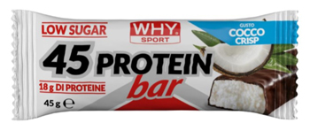 WHYSPORT 45 PROTEIN BAR COCCO CRISP 45 G - farmasorriso.com