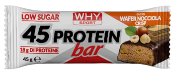 WHYSPORT 45 PROTEIN BAR WAFER NOCCIOLA CRISP 45 G - farmasorriso.com