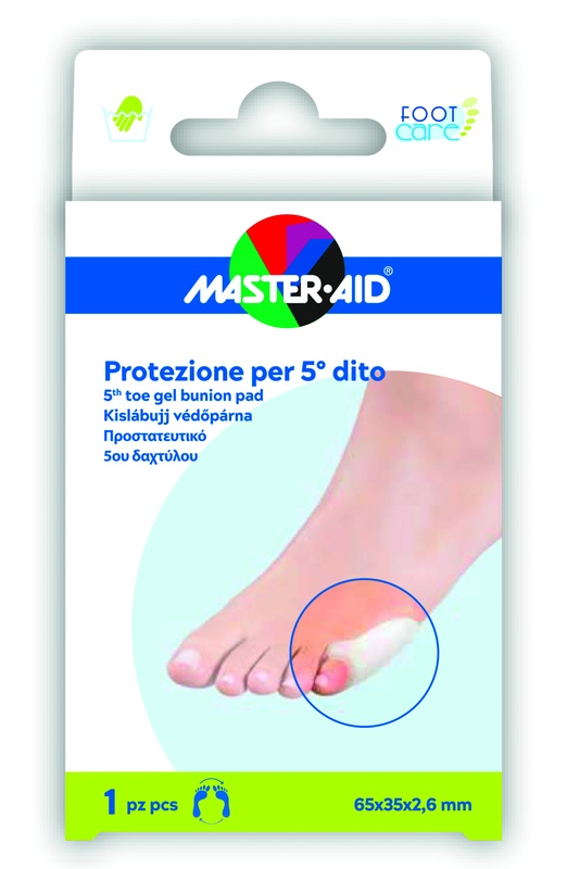 PROTEZIONE IN GEL MASTER-AID FOOTCARE 5 DITO 1 PEZZO C15 - farmasorriso.com