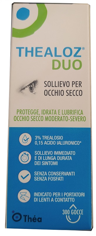 SOLUZIONE OCULARE THEALOZ DUO 10 ML - farmasorriso.com