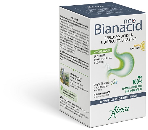 NEOBIANACID 45 COMPRESSE LIMONE - farmasorriso.com