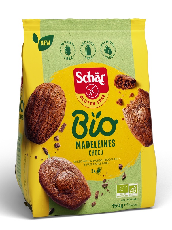 SCHAR BIO MADELEINES CHOCO 5 MONOPORZIONI DA 30 G - farmasorriso.com